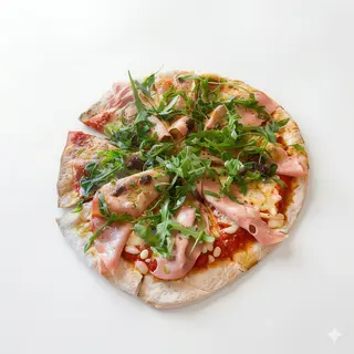 Pizza pistachiosa (30 cm.)