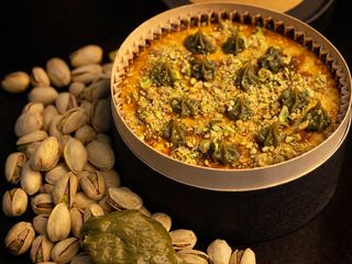 Cheesecake Luna Llena Con Pistacho (Para 2 A 3 Personas)