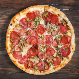 Pizza de salami (33 cm.)