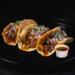 Taco burguer gratinado