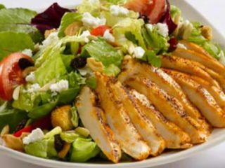 Ensalada de pollo a la plancha