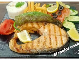 Salmón a la  plancha