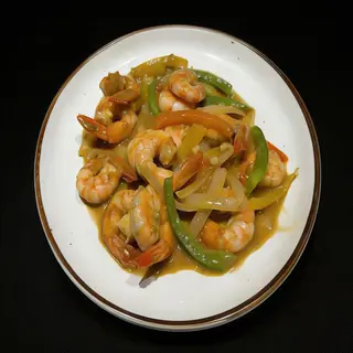 Gambas al curry de coco咖喱椰汁虾