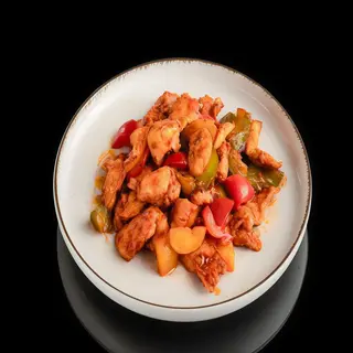 Pollo picante辣子鸡肉