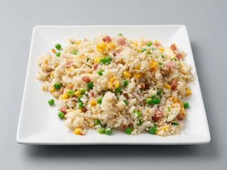 Arroz Frito Con Tres Delicias
