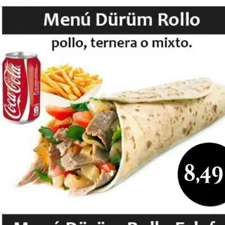 Menu durum roll