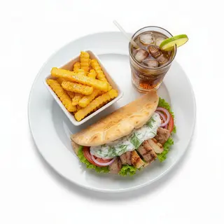 Menú döner kebab (XXL)