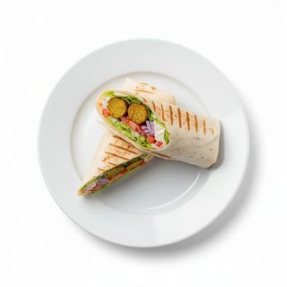 Dürüm rollo de falafel