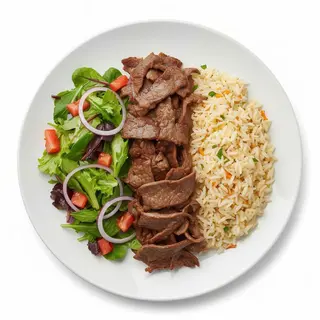 Menú plato de arroz