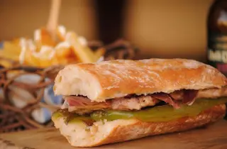 Bocadillo De Lomo Adobado