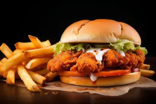 Hamburguesa Especial De Pollo