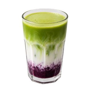 Blueberry Matcha Latte