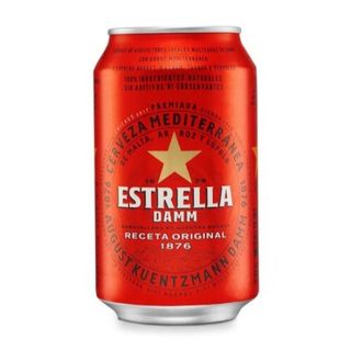 Estrella Damm de lata