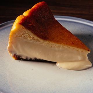 Trata de queso y chocolate blanco