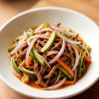 Ternera con verduras