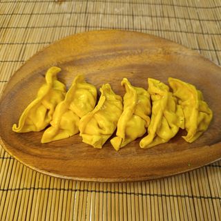 Gyoza de pollastre al curry