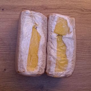 Sandwich de nata y mango