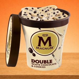 Tarrina Magnum Chocolate Blanco Y Cookies 440 Ml.