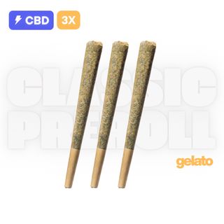 3X Preroll - Gelato 1g