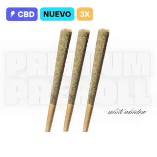 3X Preroll Premium - White Whidow 1g