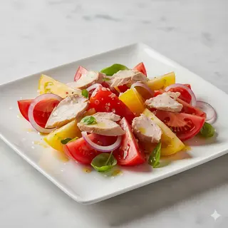 Ensalada de tomate en gajos