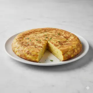 Tortilla de patatas al momento