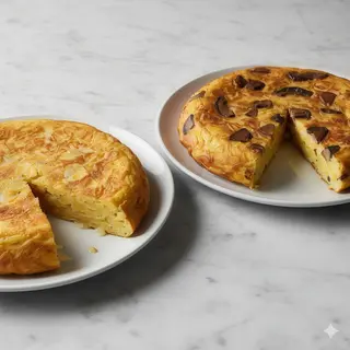 Tortilla de patatas con chistorra