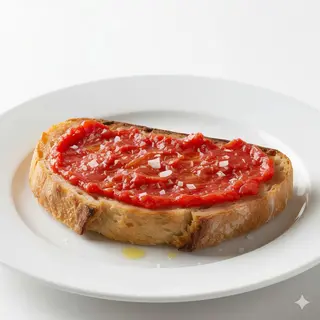 Pan del pagés con tomate