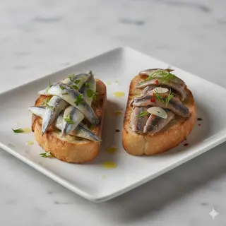 Bocadillo de anchoas