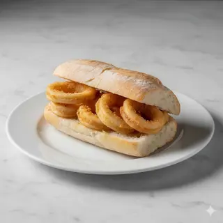 Bocadillo de calamares romana