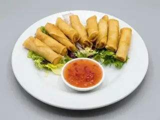 Rollitos de primavera vegetal