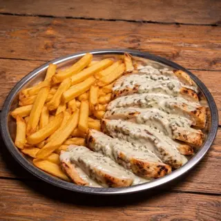Plató Pollo al Roquefort con Patata