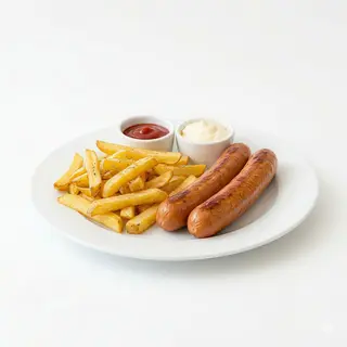 Frankfurt Con Patatas Fritas