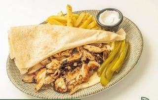 Shawarma De Pollo (Plato)
