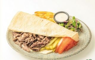 Shawarma De Ternera (Plato)