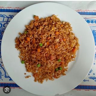 21.Arroz Frito Con Carne Y Salsa De Soja