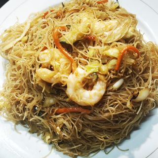25.Fideos De Arroz Con Gambas
