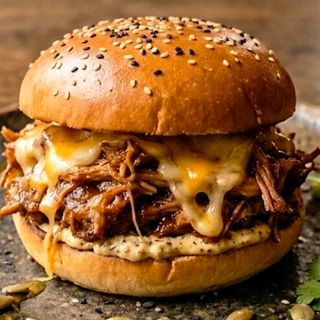 Hamburguesa pulled pork (180gr)