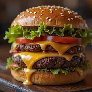 Double Hamburger/Fresh /