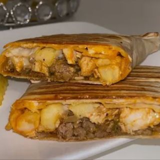 Taco kebab de pollo