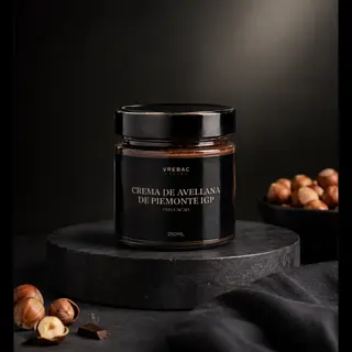 CREMA DE AVELLANA DE PIEMONTE IGP CON CAÇÃO