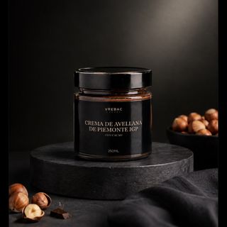 CREMA DE AVELLANA DE PIEMONTE IGP CON CAÇÃO