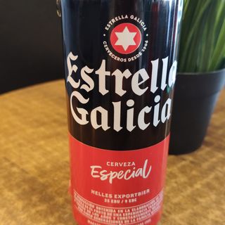 Cerveza lata estrella galicia