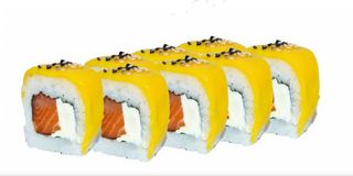 Uramaki Salmón Cheese Mango Roll (8 Pzs.)