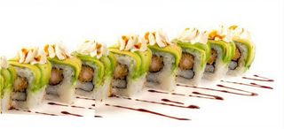 Uramaki Tempura Aguacate (8 Pzs.)