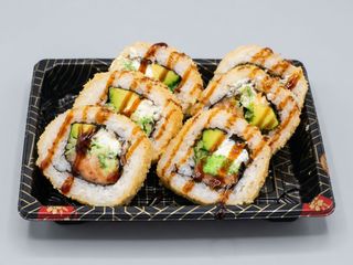 Roll salmón empanizado (6 Pzs.)