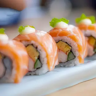 tamago salmon roll