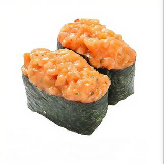 Gunkan Spicy Salmón (2 Uds.)