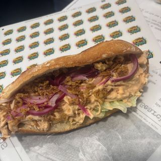 Bocadillo de pulled Chicken