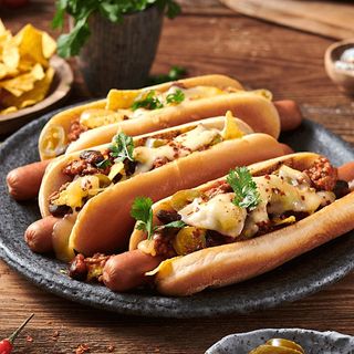 perrito caliente con queso